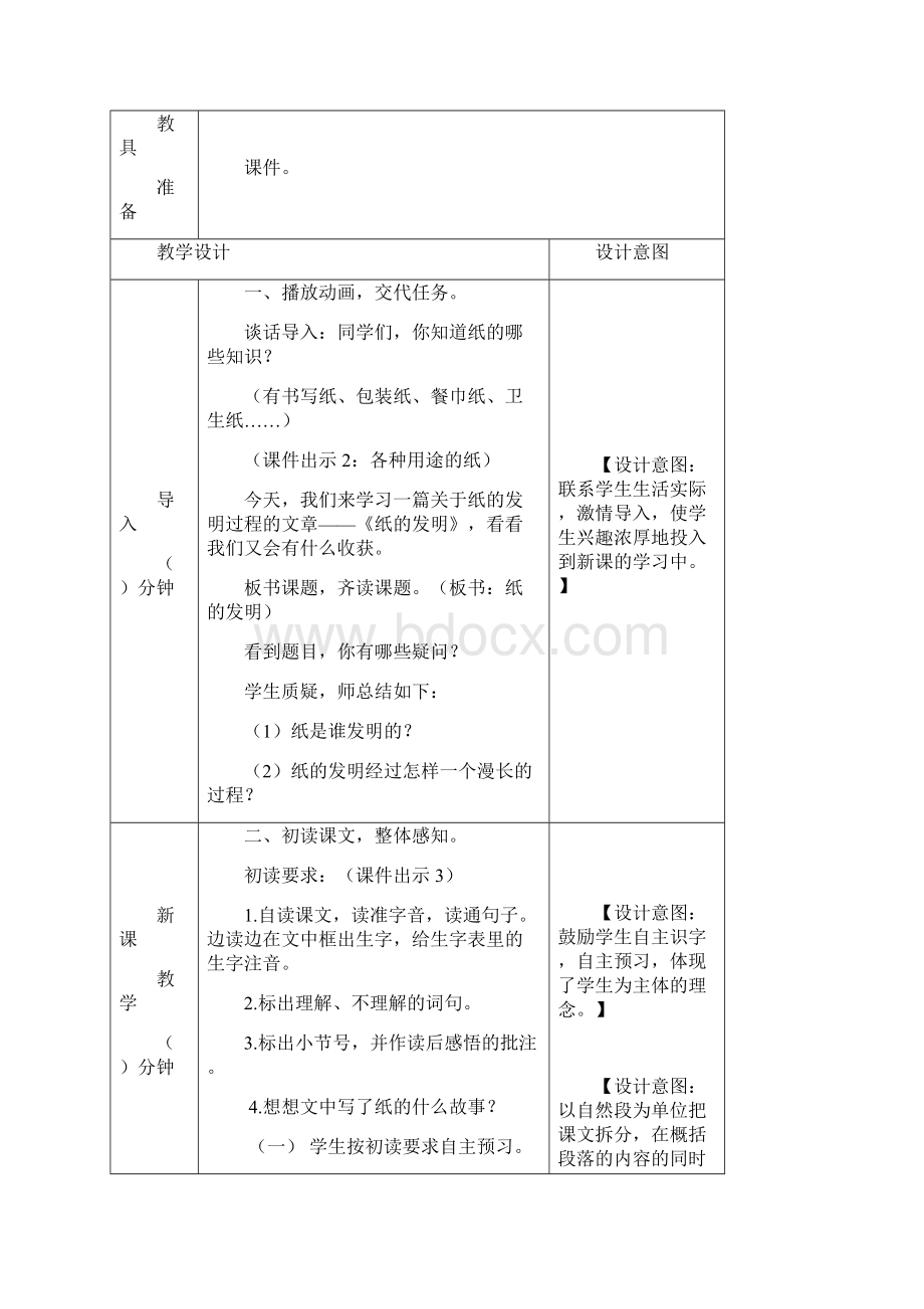 部编版小学语文三年级下册第三单元《纸的发明》教学设计.docx_第2页