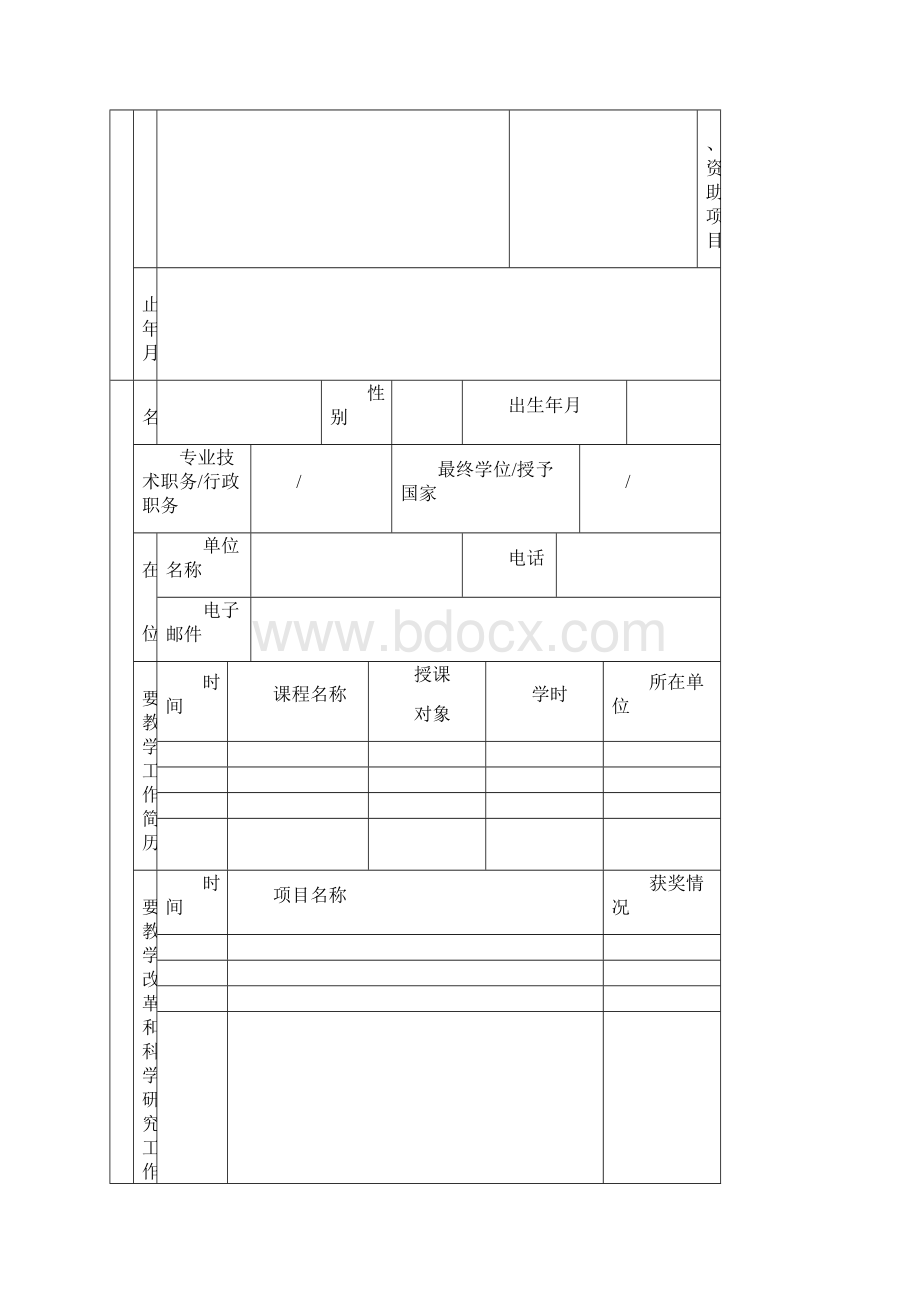 广东技术师范学院教学研究项目申请书.docx_第2页