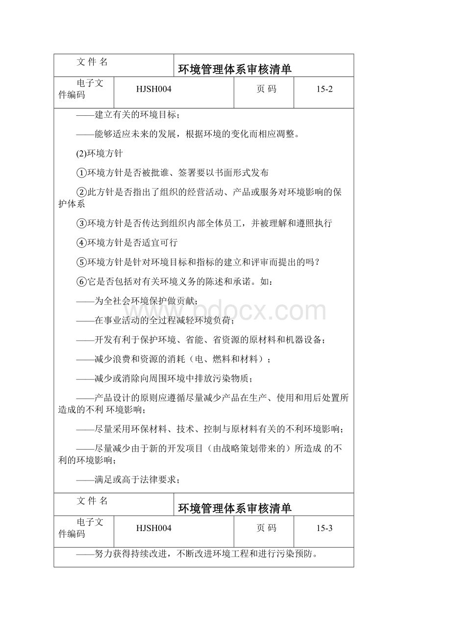 环境管理体系审核清单.docx_第2页