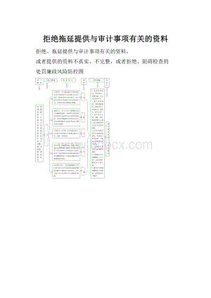 拒绝拖延提供与审计事项有关的资料.docx