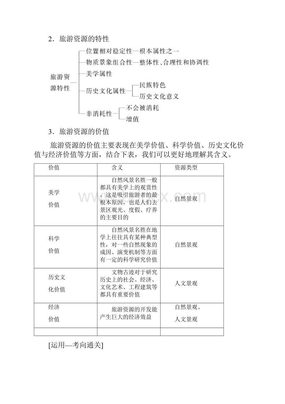 高考地理一轮复习 旅游地理 湘教版选修3.docx_第3页