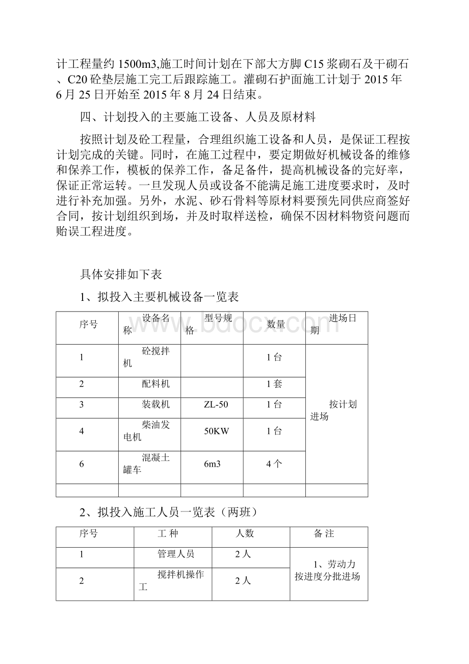 C20细石砼灌砌石施工工法.docx_第2页