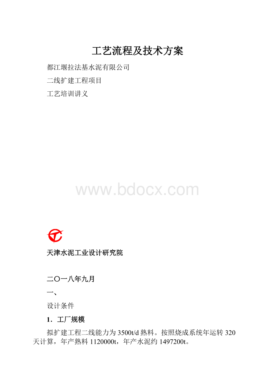 工艺流程及技术方案.docx