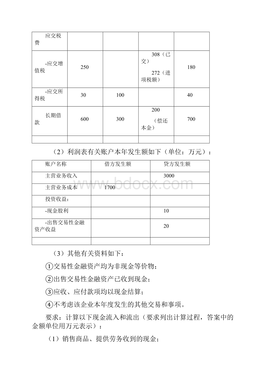 现金流量表五大练习题答案.docx_第3页