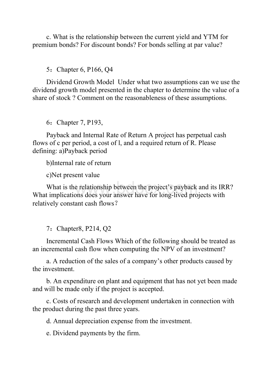 财务管理双语课程作业英文题目.docx_第2页