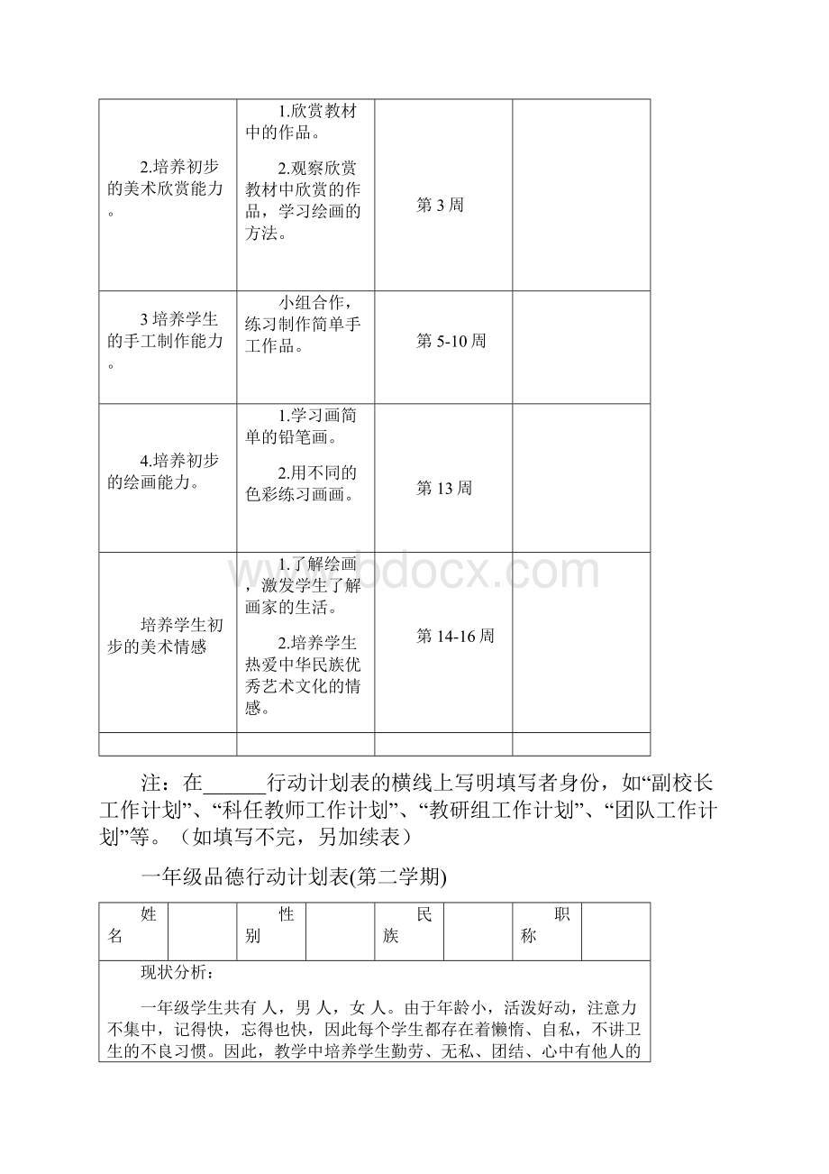 小学各科教学计划表1.docx_第2页