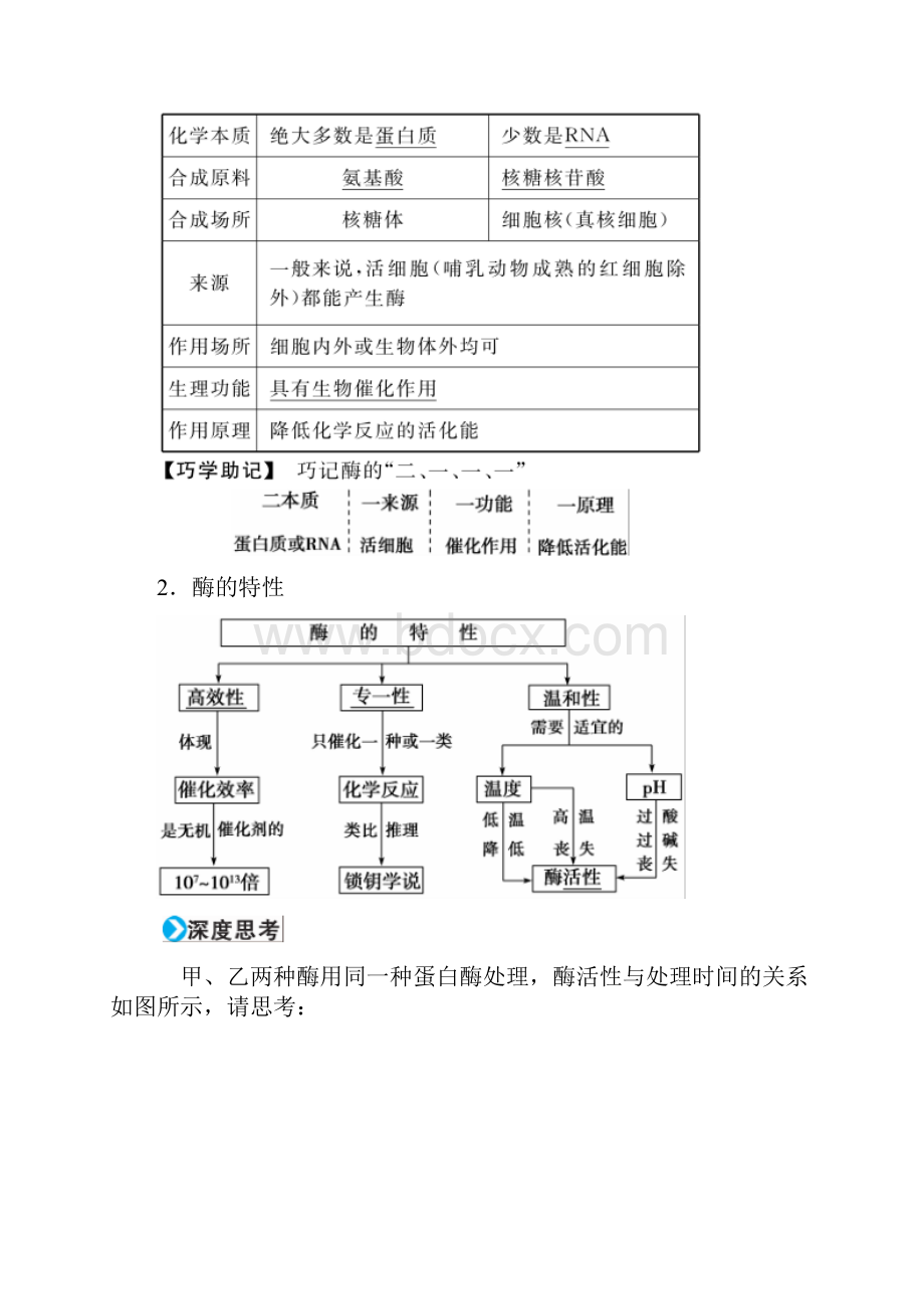 高考生物一轮复习第3单元细胞的能量供应和利用第8讲酶和ATP习题.docx_第2页