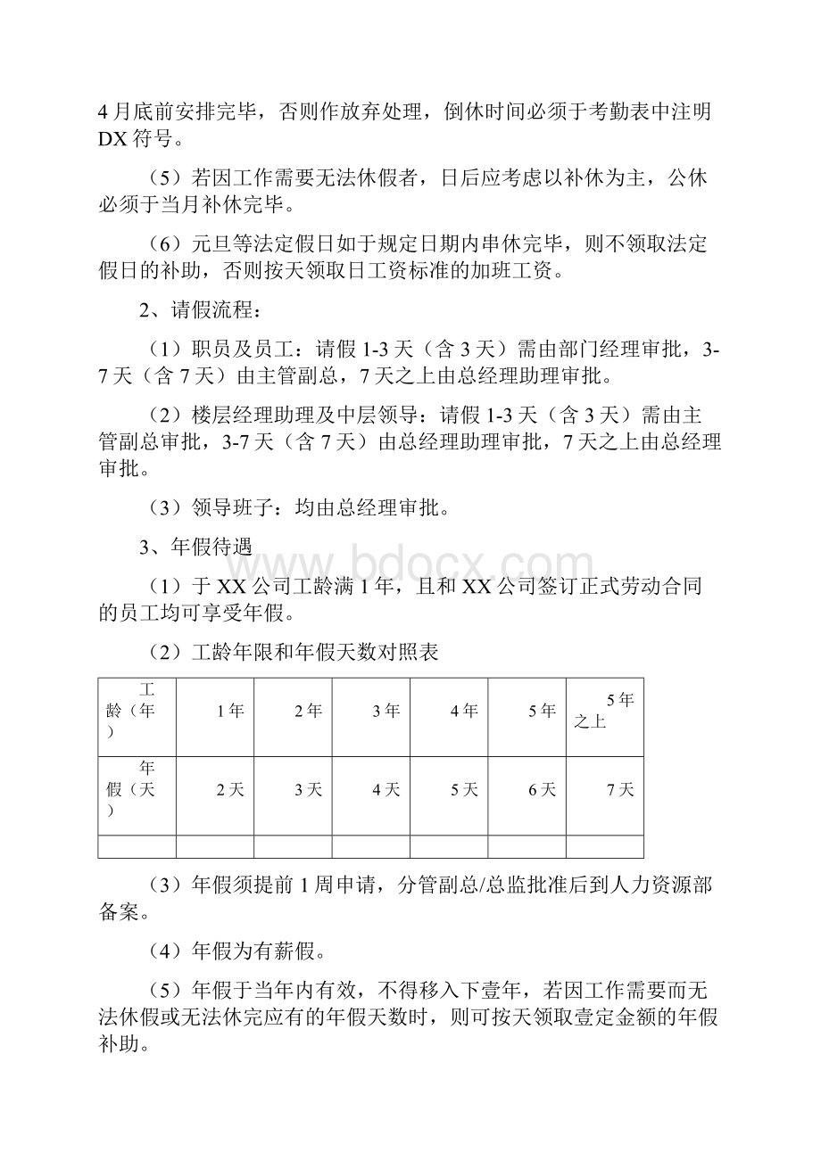 员工福利待遇福利休假制度.docx_第3页