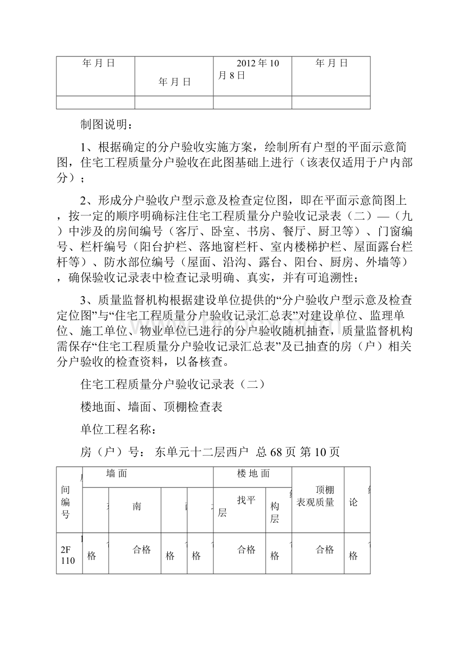 分户验收记录全套填写范例word版本.docx_第3页