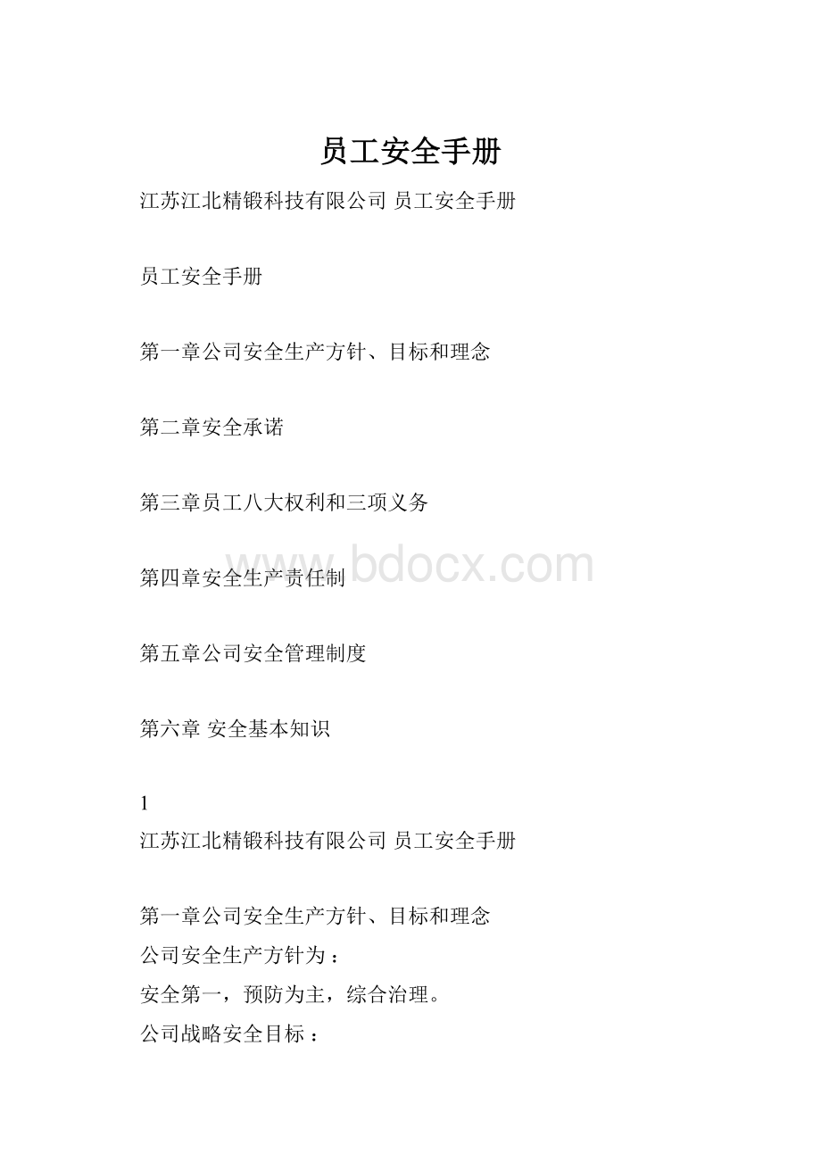 员工安全手册.docx_第1页