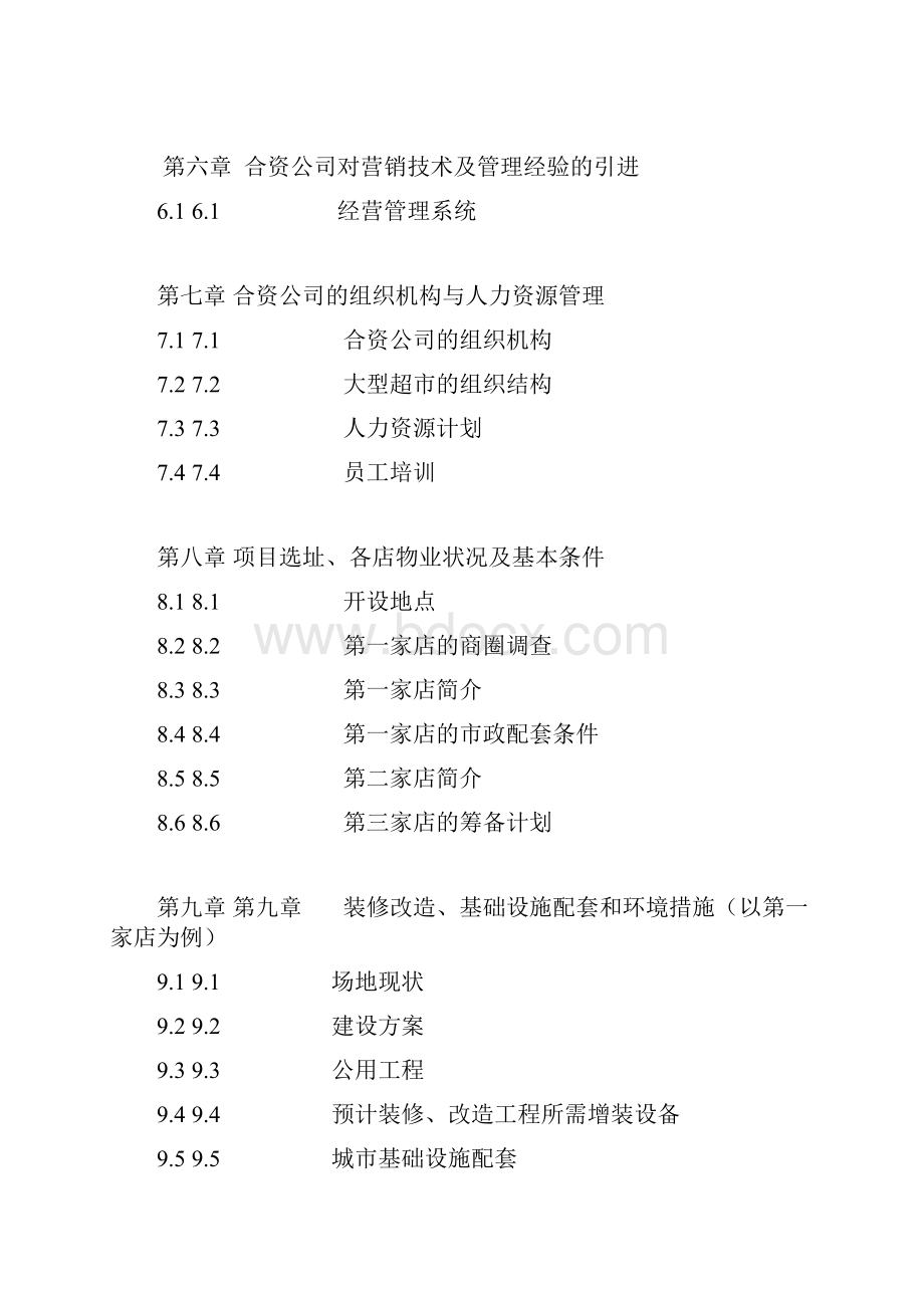 大型超市合资项目可行性报告.docx_第3页