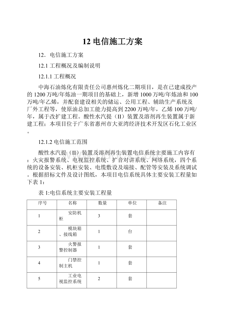 12电信施工方案.docx