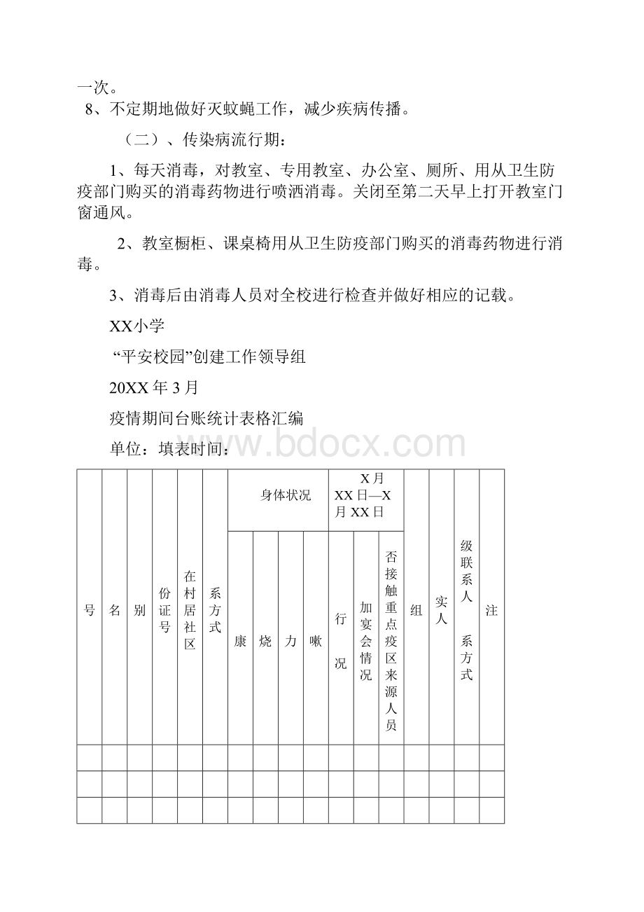 防控新型肺炎校园消毒记录表.docx_第3页