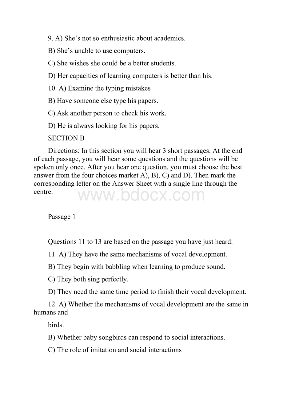 Atihss大学英语六级考试模拟试题含答案Word文档下载.docx_第3页