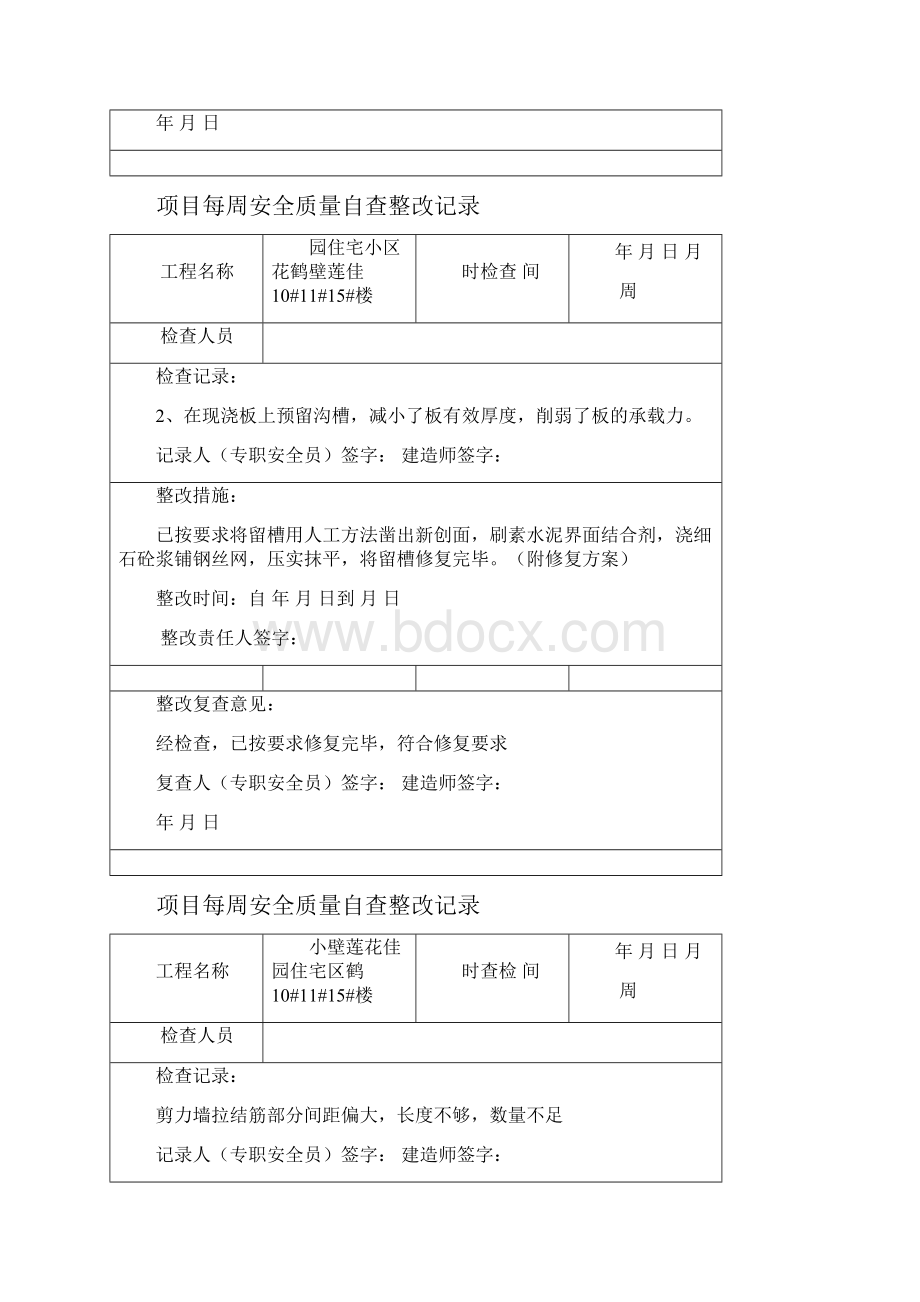 项目部自查记录.docx_第2页