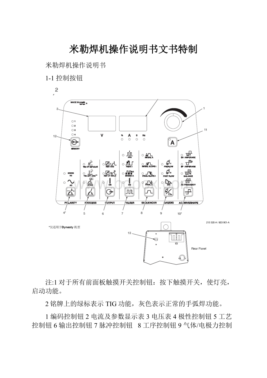 米勒焊机操作说明书文书特制.docx_第1页