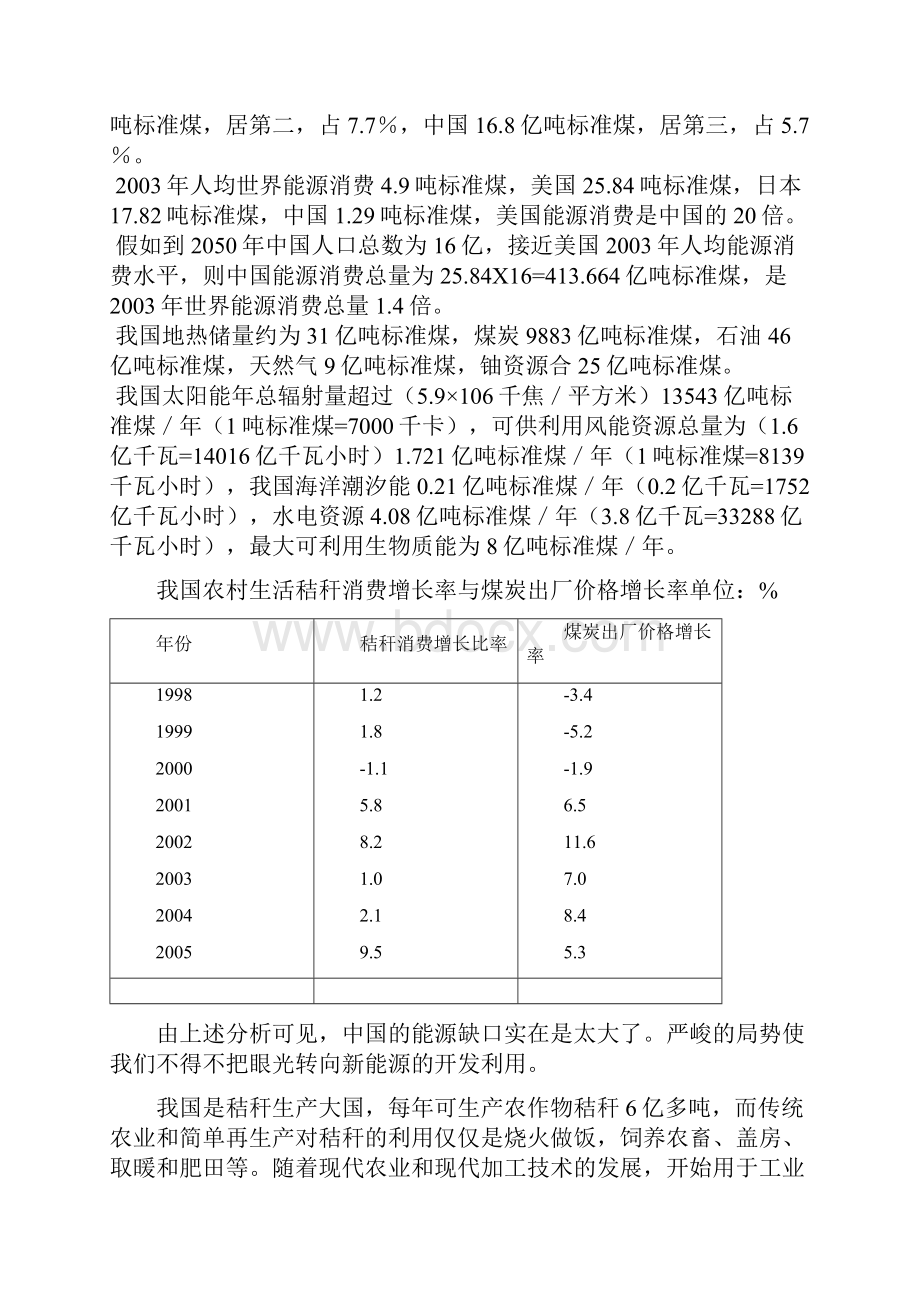 年产15亿立方米新型秸秆双床热解制气工程可行性研究报告.docx_第3页