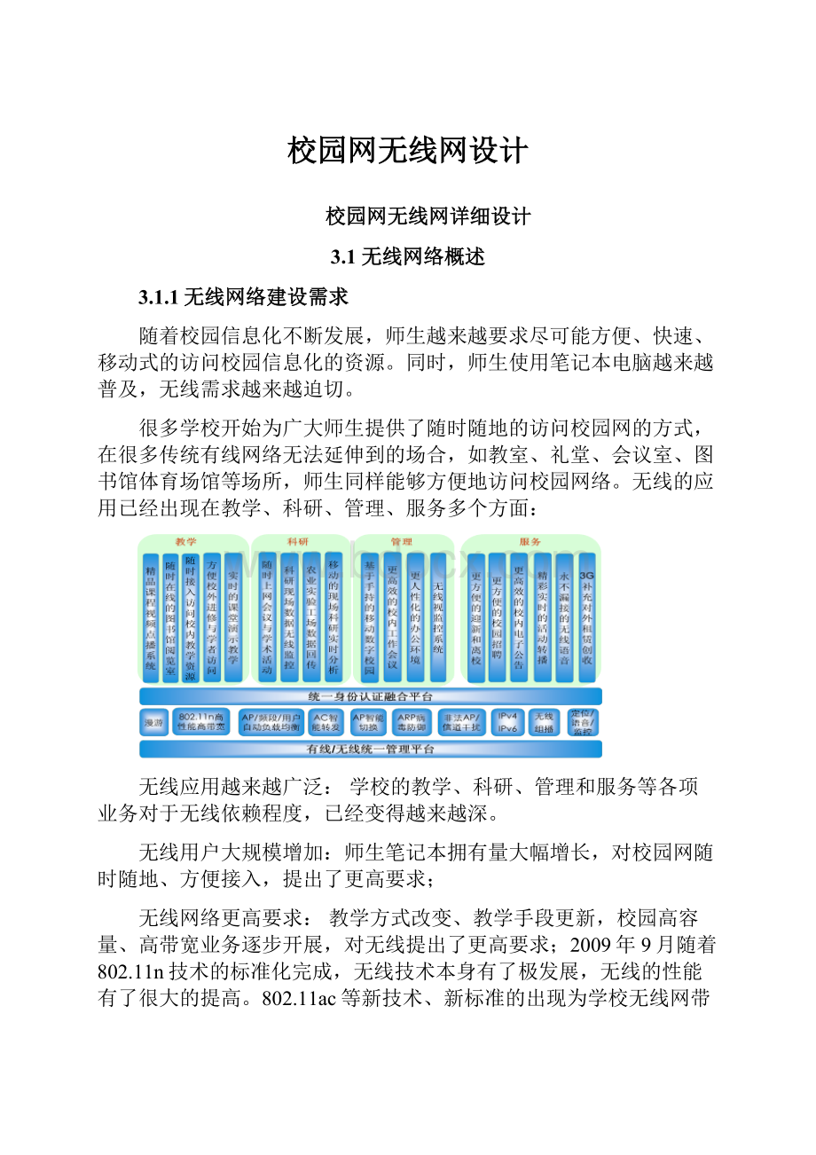 校园网无线网设计.docx