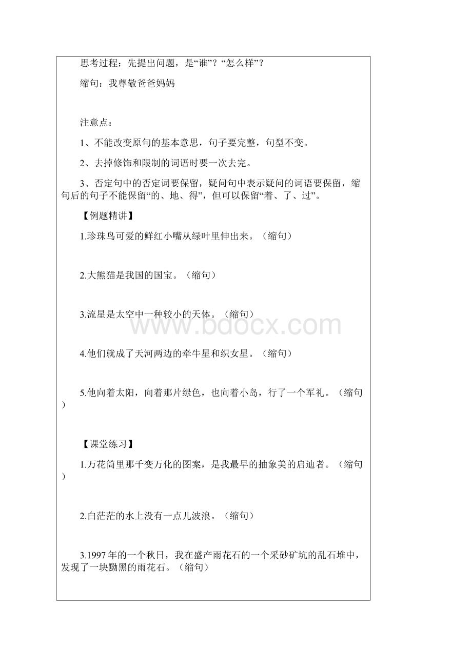 句子专题缩句+转述句+ 双重否定句例子.docx_第2页