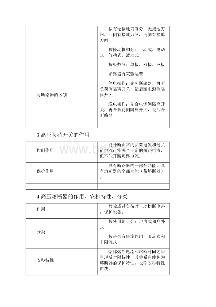 电力系统电气设备复习详细知识点.docx_第3页