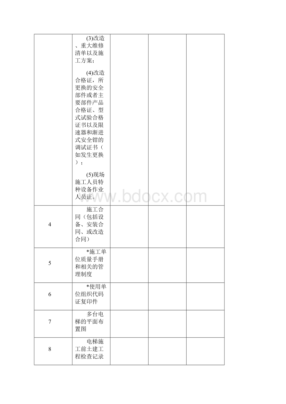 电梯安装维修各式表格.docx_第3页