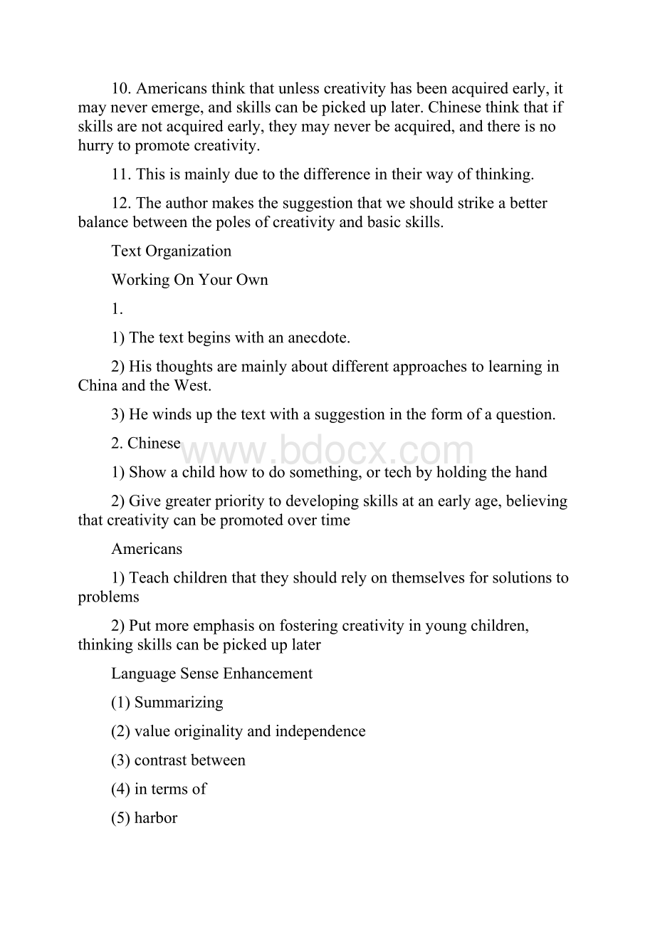 全新版大学英语综合教程2答案 上海外语教育出版社.docx_第2页