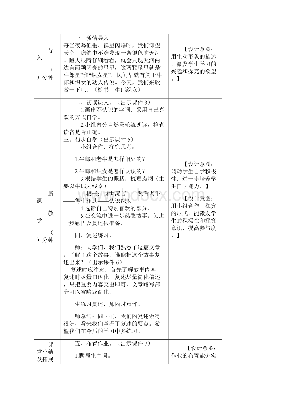 新部编人教版五年级上册语文第10课牛郎织女一教案.docx_第2页