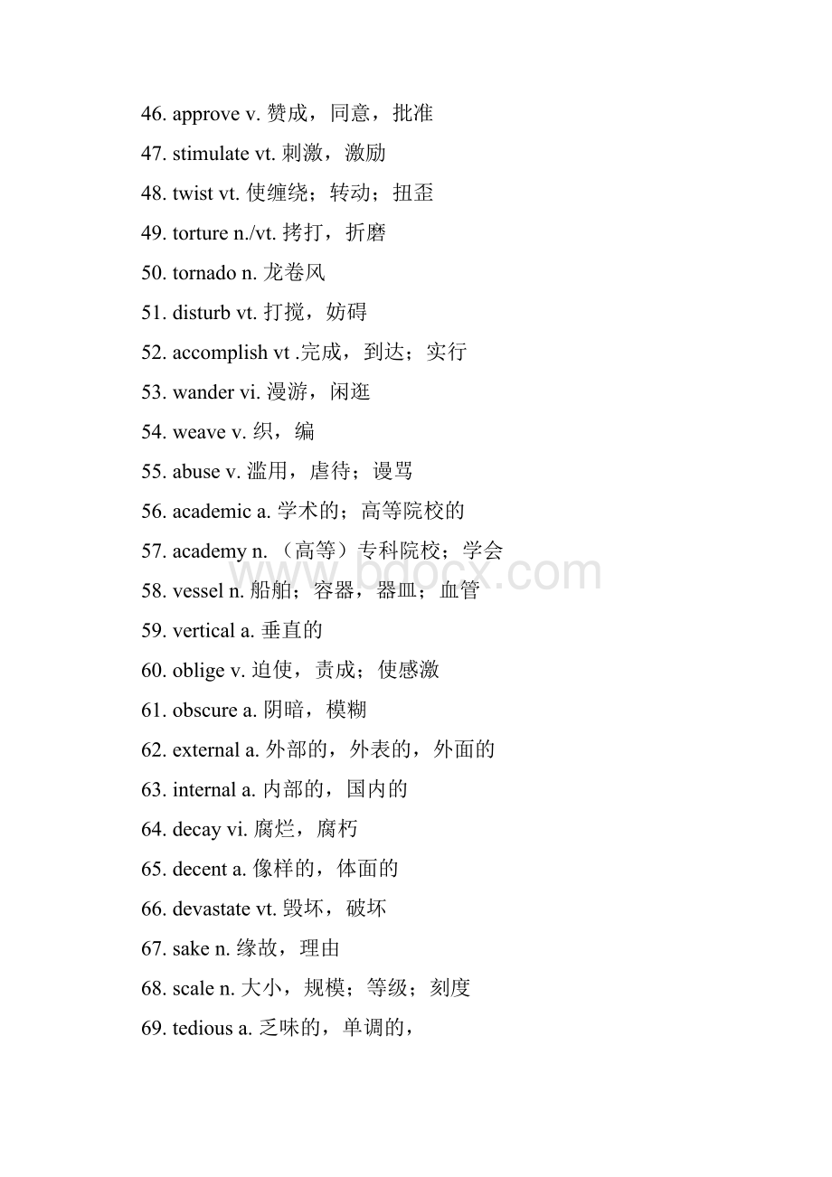 大学英语四级核心词汇.docx_第3页