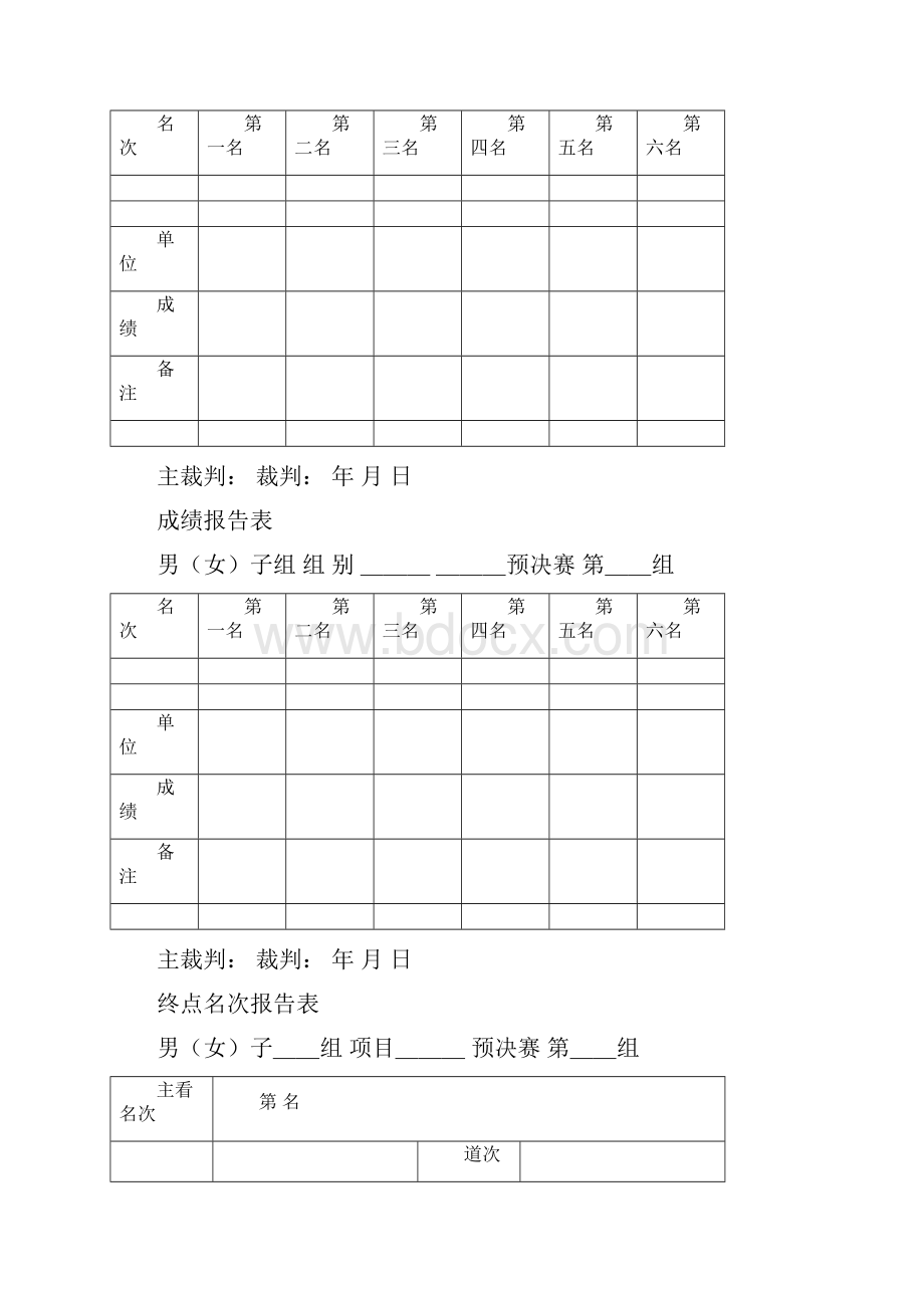 田径运动会各种记录表格.docx_第3页