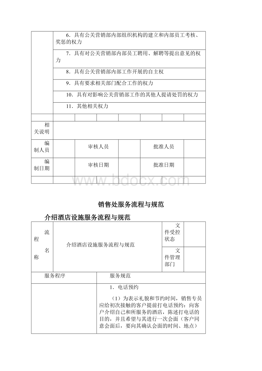 酒店公关营销部服务流程与规范精细化管理.docx_第3页