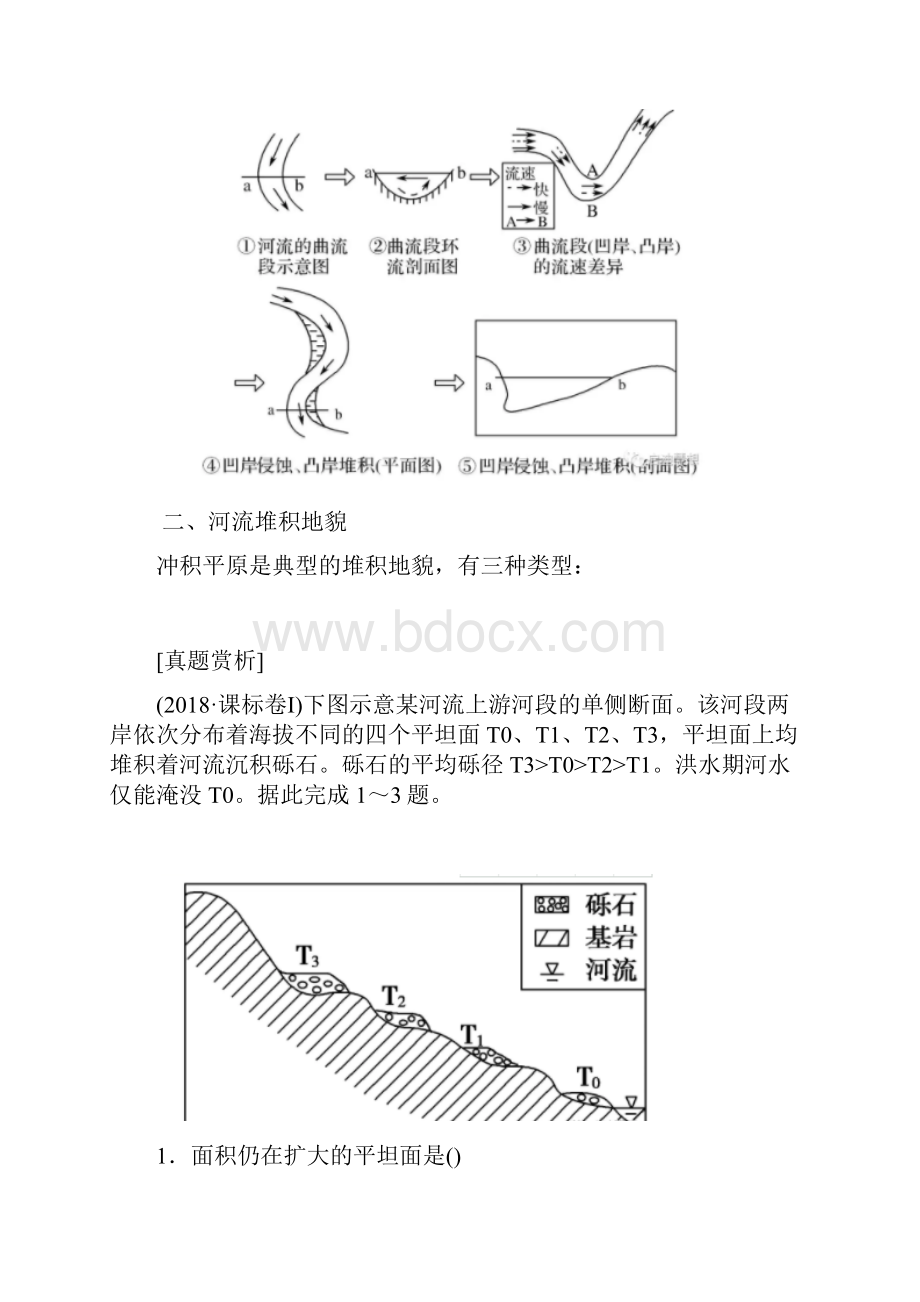 高中地理专题训练河流阶地.docx_第3页