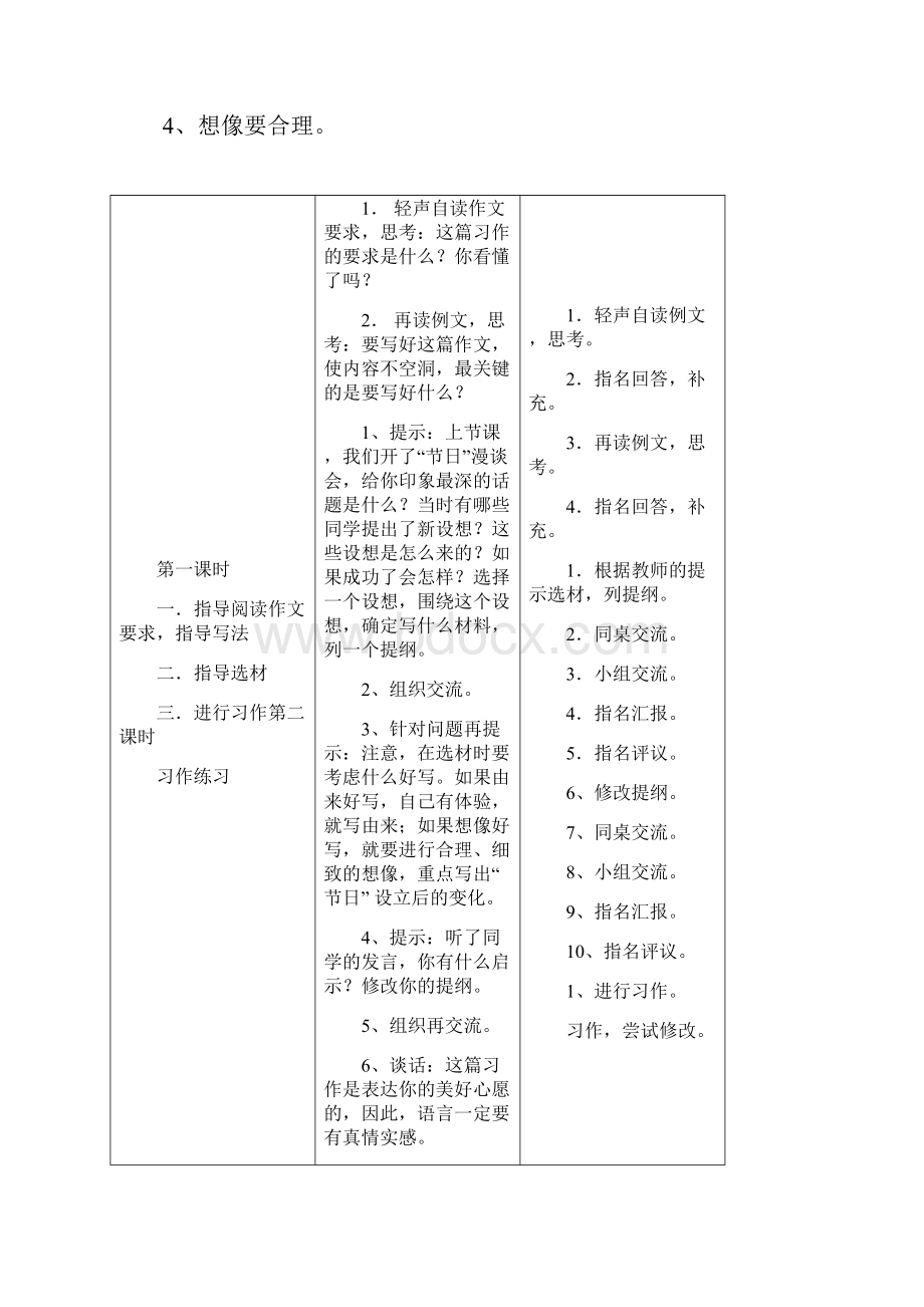 完整打印版小学语文四年级上册作文教案.docx_第2页