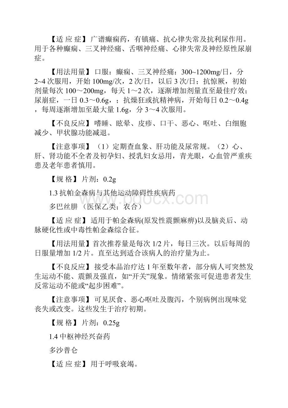 西药药品处方集改后材料.docx_第2页