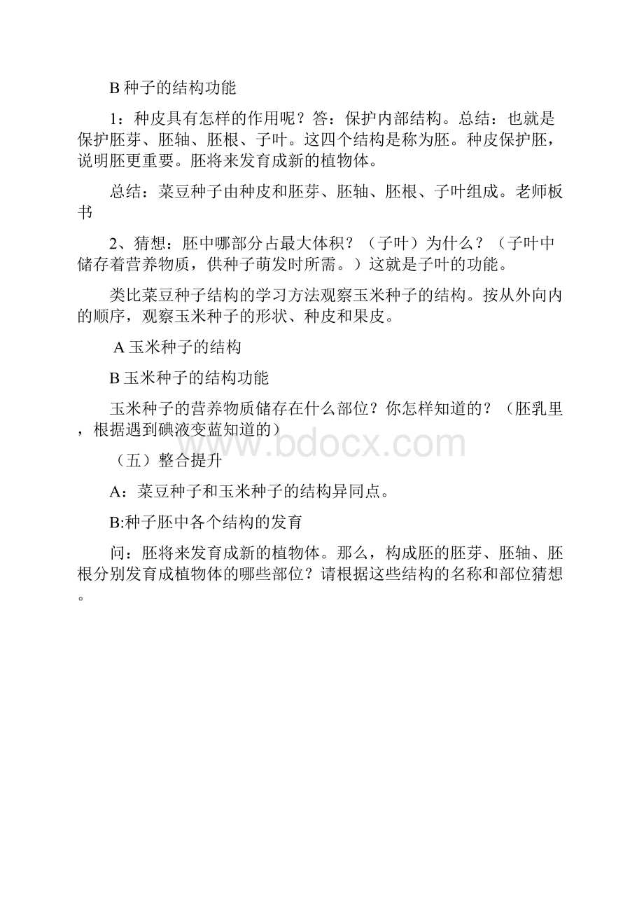 观察种子的结构教案.docx_第2页