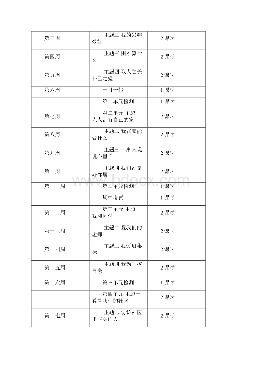 北京版品德与社会三年级上册全册教学设计.docx_第3页