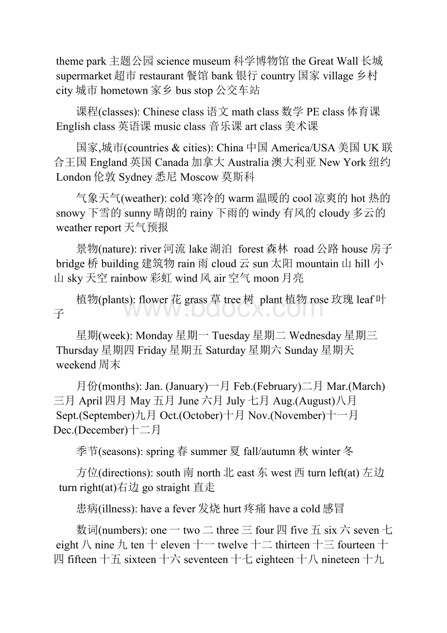 小学英语总复习资料完整版.docx_第3页