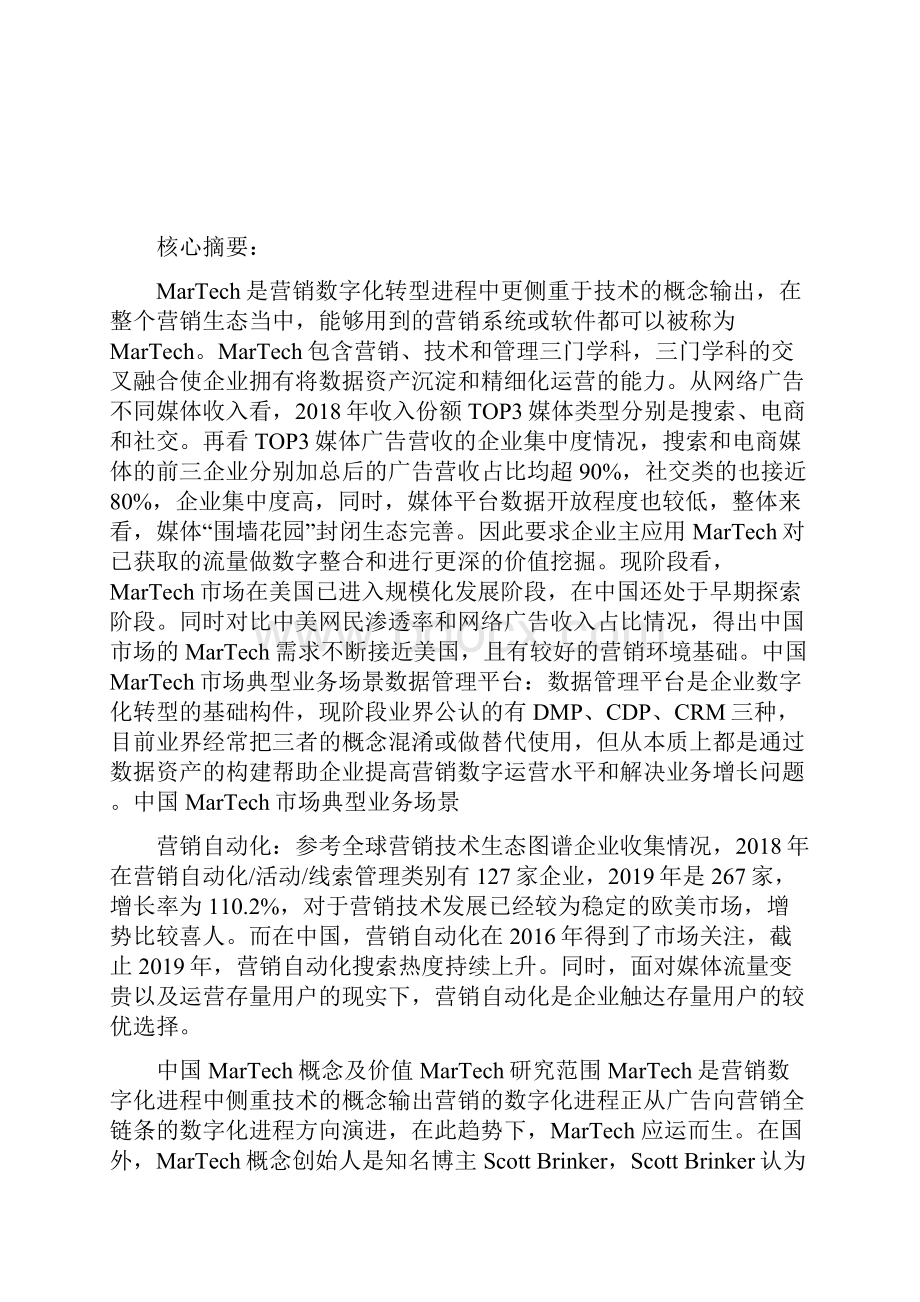 中国MarTech市场分析报告.docx_第2页