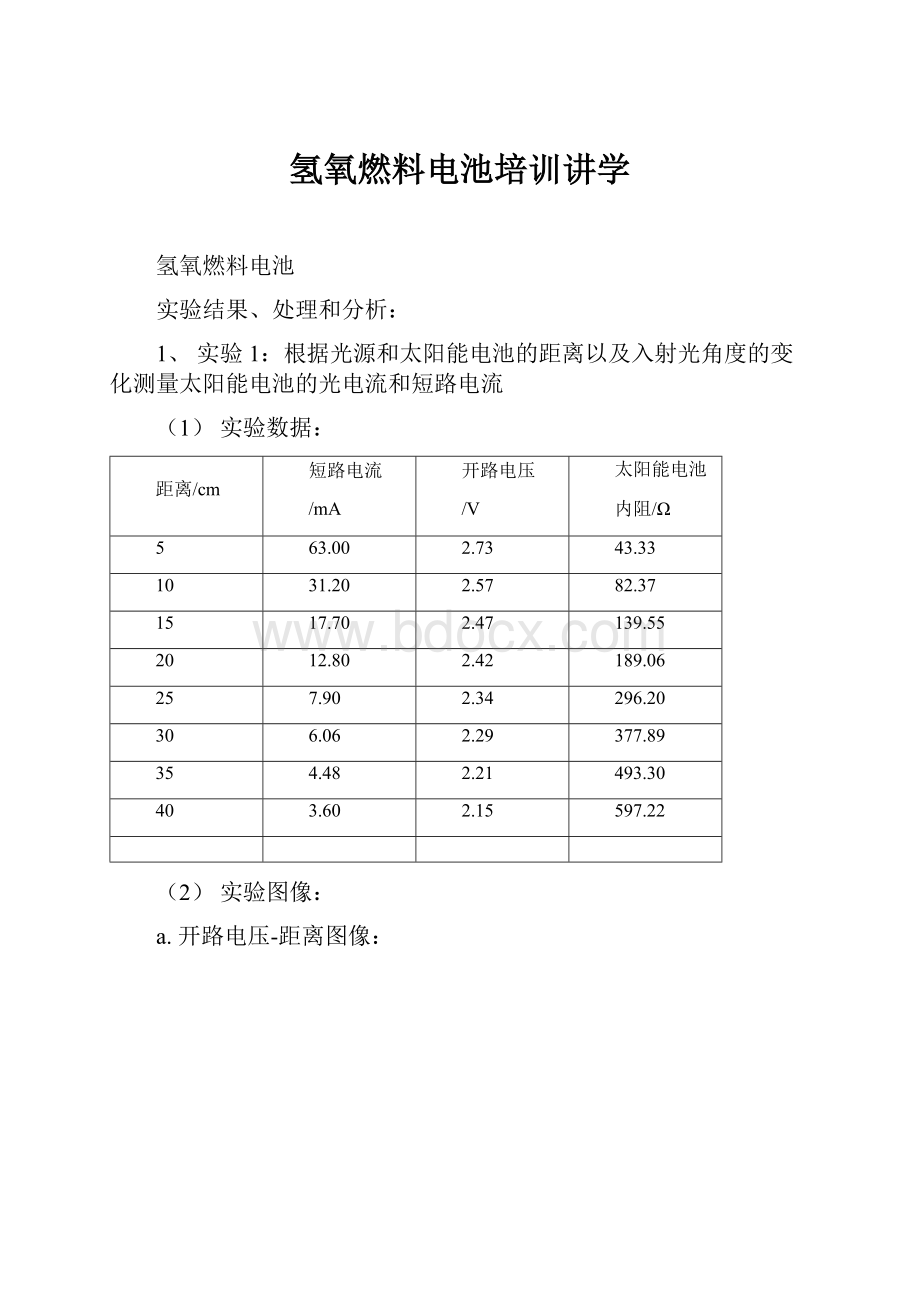 氢氧燃料电池培训讲学.docx_第1页