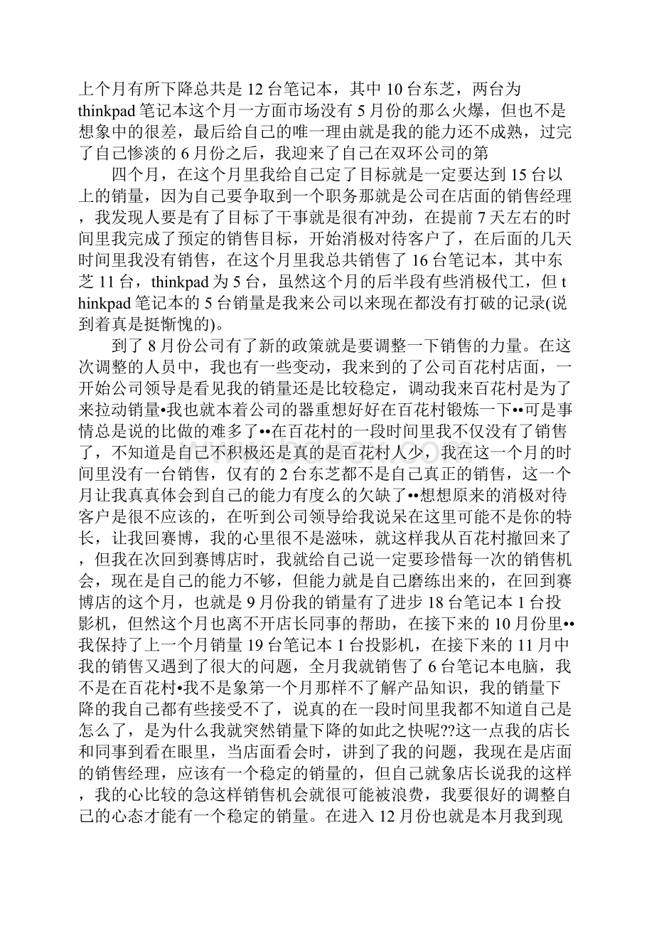 it销售个人工作总结精选范文.docx_第2页