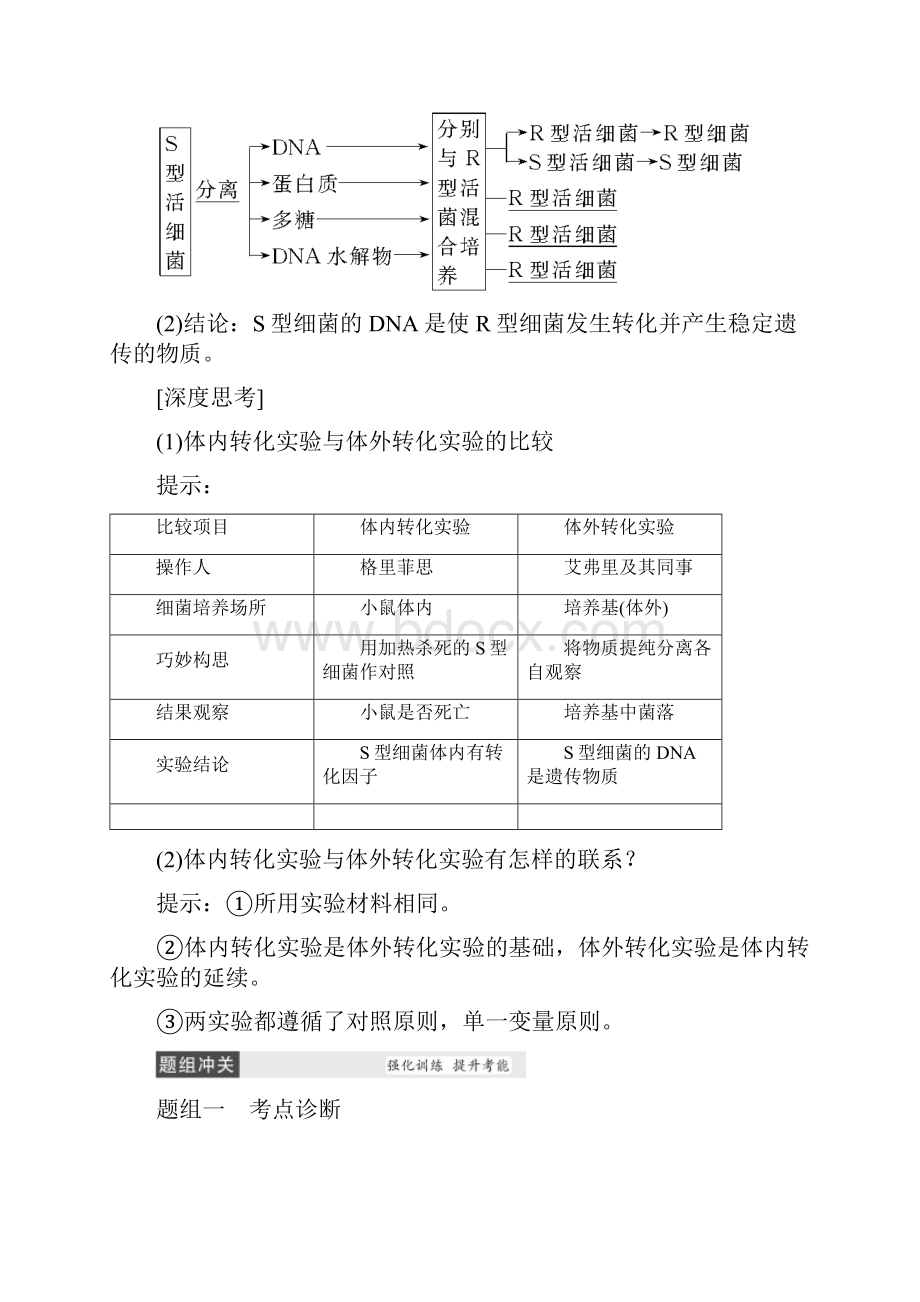 届高考生物大一轮复习 第六章 遗传的分子基础课时规范训练课件.docx_第2页