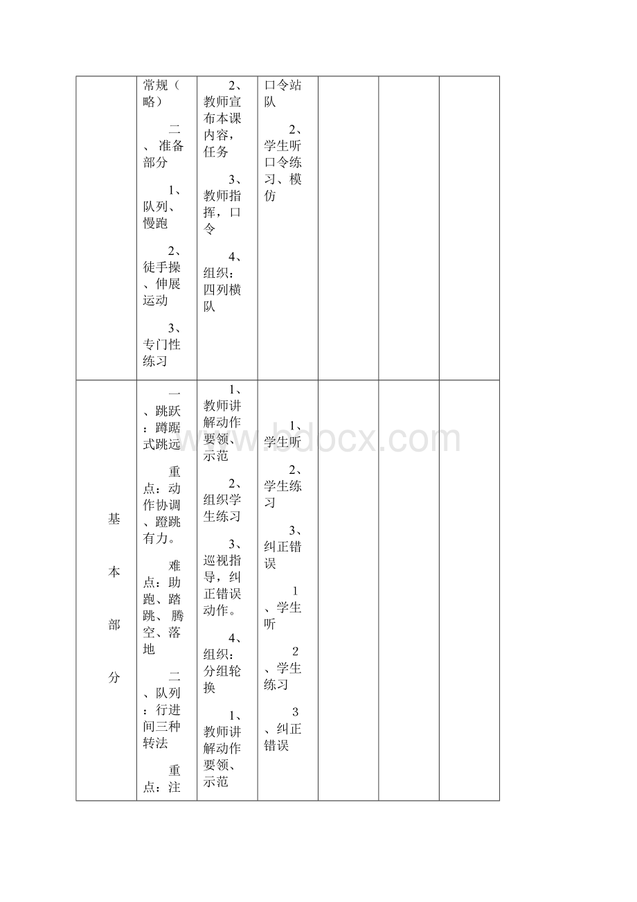 丰化中心小学小学五年级体育全套的教案 2.docx_第3页