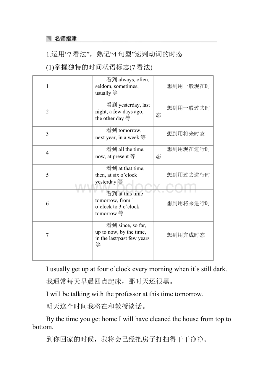 高考英语第一讲时态和语态讲与练新人教版.docx_第2页