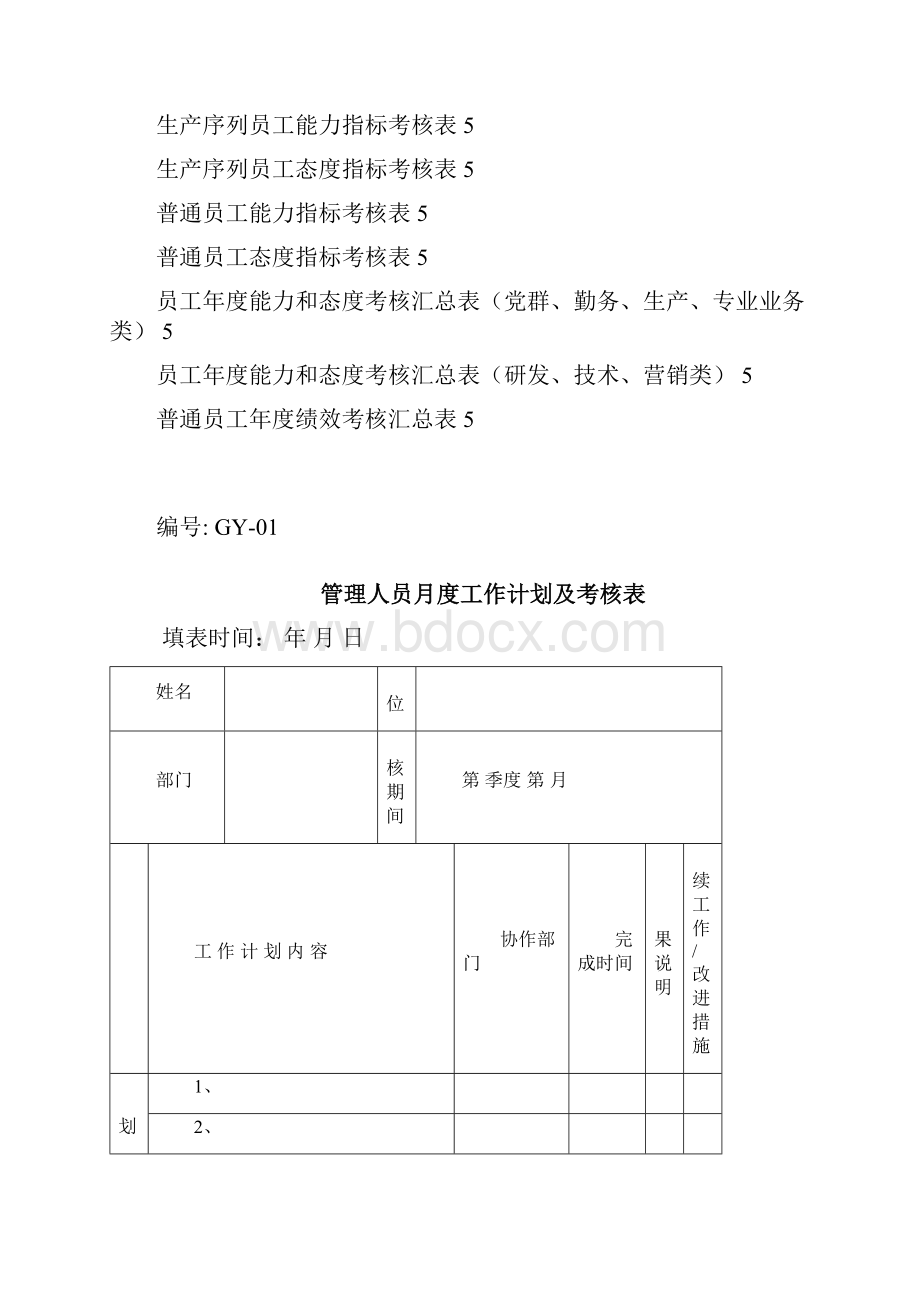 考核太行机械绩效考核评分表.docx_第2页