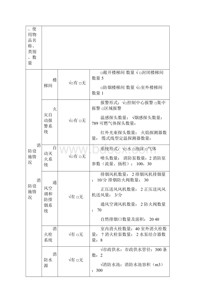 消防安全自查评估表填写范例.docx_第3页