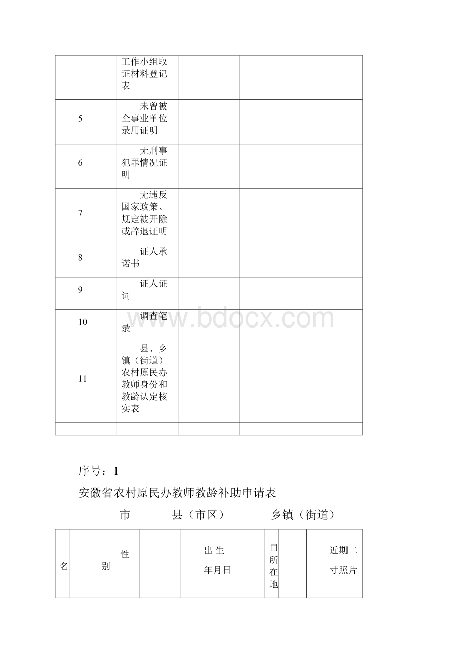 安徽省农村原民办教师身份和教龄认定全套表格 2.docx_第2页