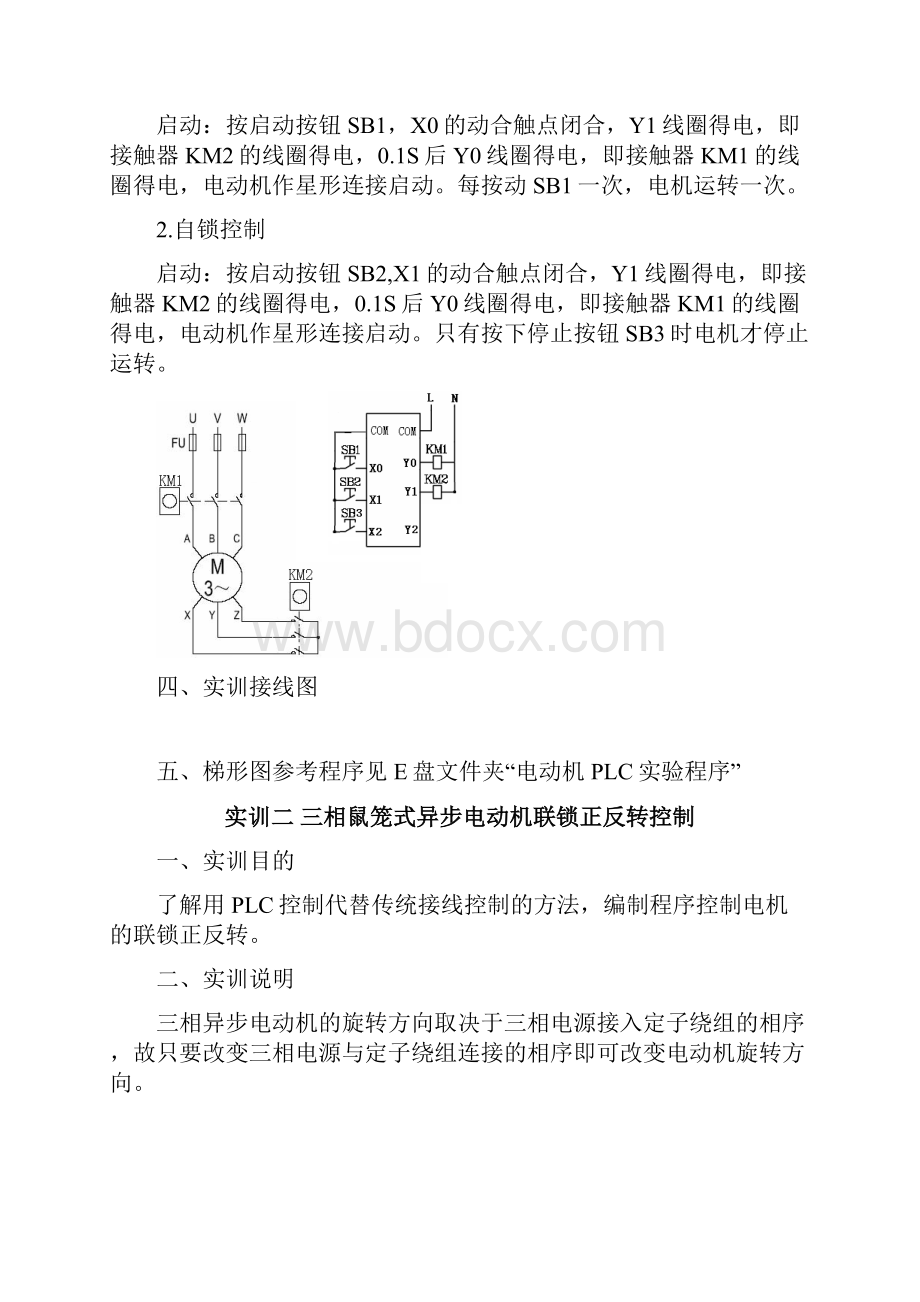 三菱PLC和变频器控制实训参考资料.docx_第2页