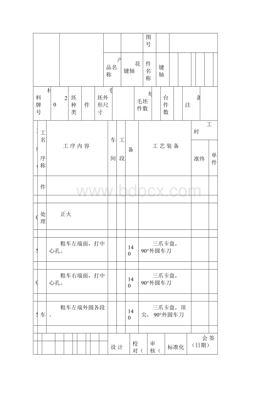 花键轴机械加工工艺规程精选.docx_第2页