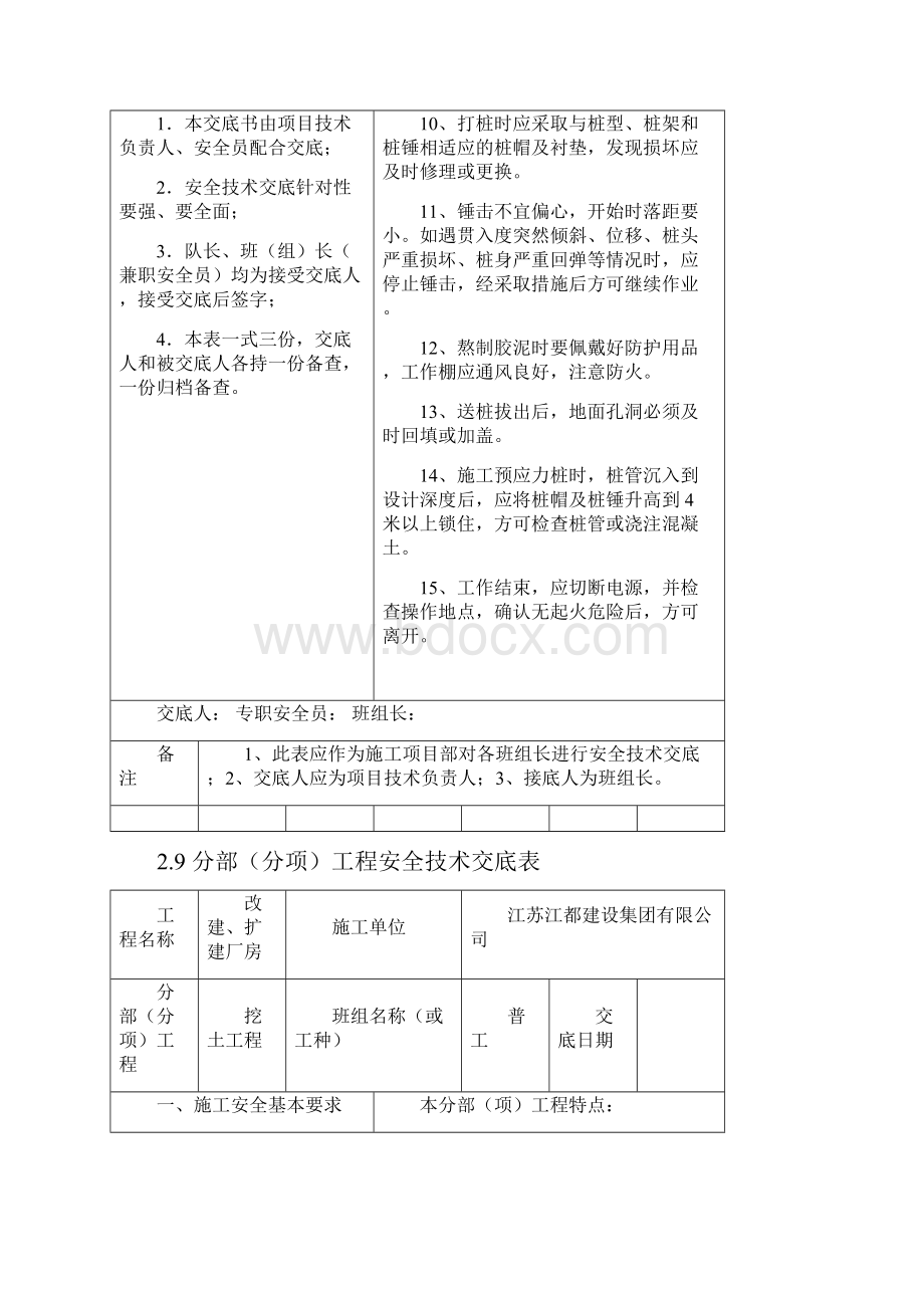 完整版分部分项工程安全技术交底表.docx_第2页