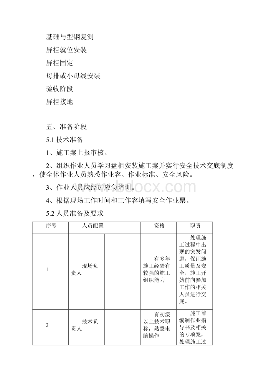 盘柜安装施工设计方案及对策.docx_第3页