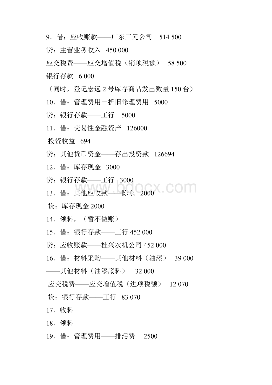 工业会计模拟实验教程答案.docx_第2页